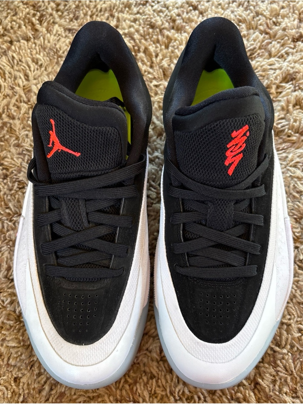 Nike Jordan Zion 4 PF White Bright Crimson Black Volt FB1802-100 Men Size 7.5 - Picture 3 of 9